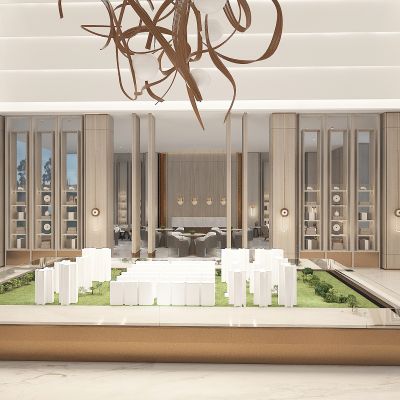 现代售楼处沙盘