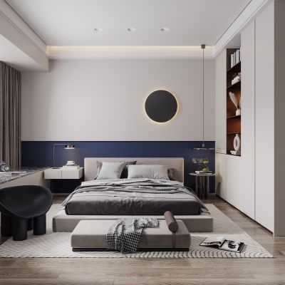 现代卧室