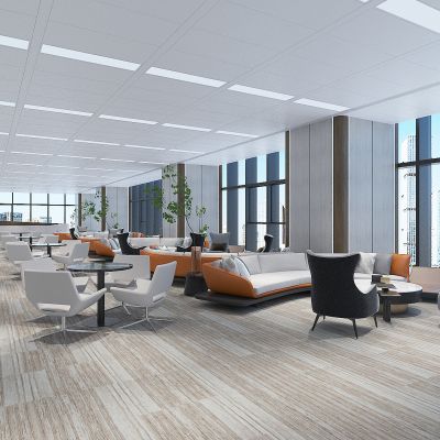 现代公司休息区