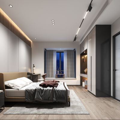 现代卧室