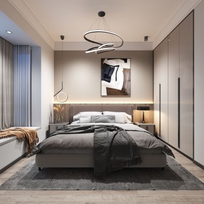 现代卧室