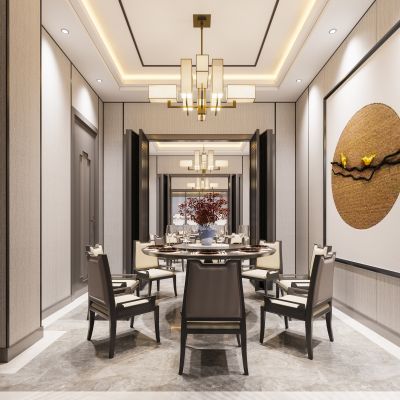 新中式餐厅包间