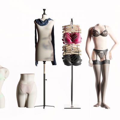 现代服饰 女士内衣 胸罩 模特