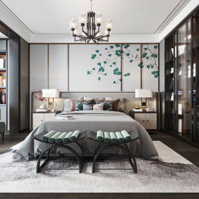 新中式卧室
