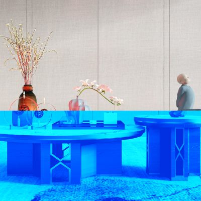 新中式茶几组合