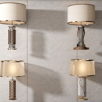 现代简欧台灯组合