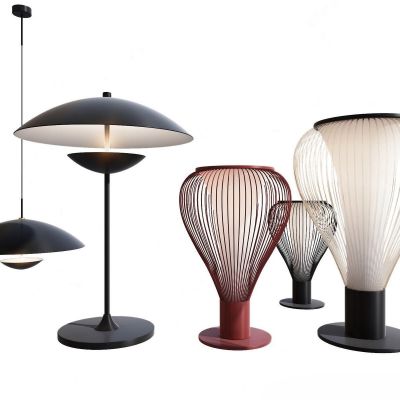 现代台灯组合新中式台灯台灯