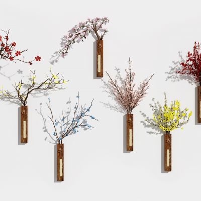 新中式墙饰挂件组合