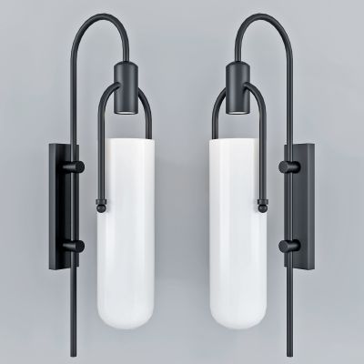 现代金属玻璃壁灯