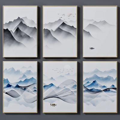 新中式装饰挂画