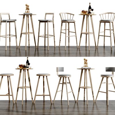 北欧吧椅组合实