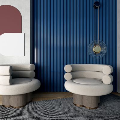 现代单人椅单人沙发