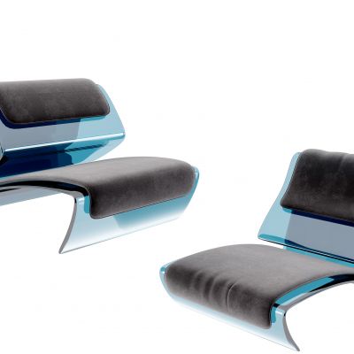 现代休闲椅躺椅组合