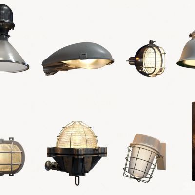 工业风美式铁艺防爆复古金属壁灯