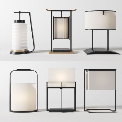 新中式台灯组合