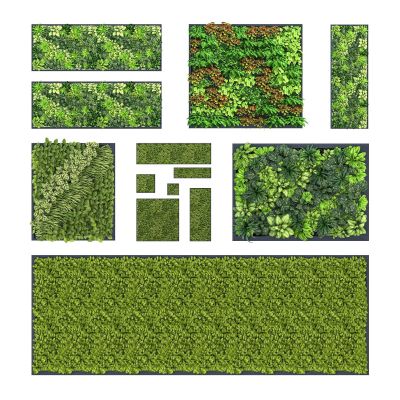 现代绿植墙