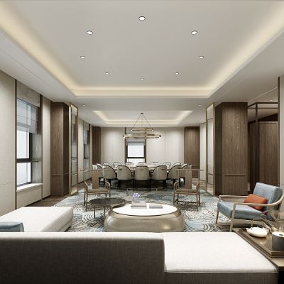 新中式餐厅包间