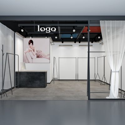 现代服装店门头