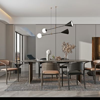 现代极简餐厅