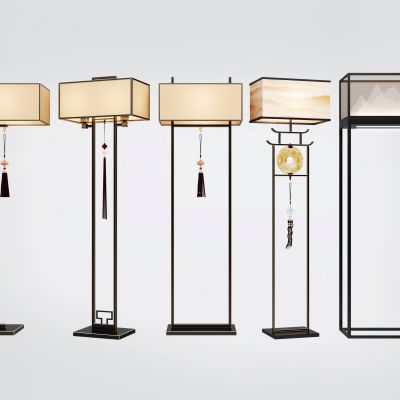 新中式落地灯