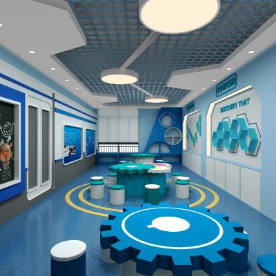 现代教室科技风格教室