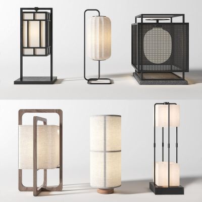 新中式日式台灯组合