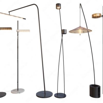 现代落地灯组合