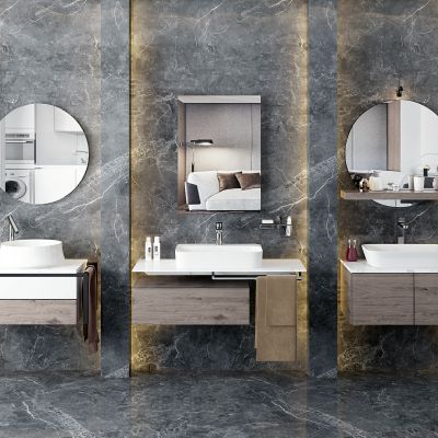 现代洗手台组合