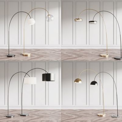 现代落地灯组合