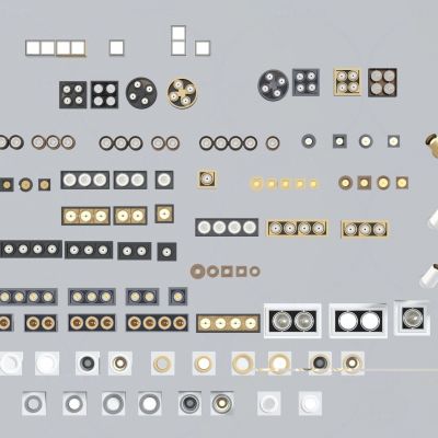 现代金属筒灯射灯斗胆灯