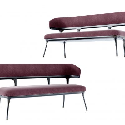 现代室外多人沙发凳