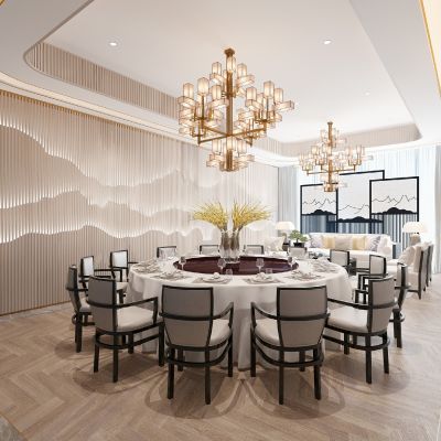 新中式餐厅包厢包间