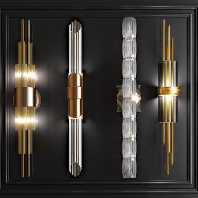 现代轻奢简欧式水晶壁灯