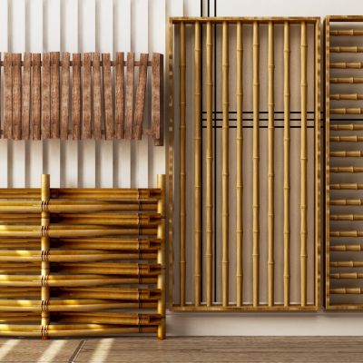 现代隔断竹木隔断竹栅栏