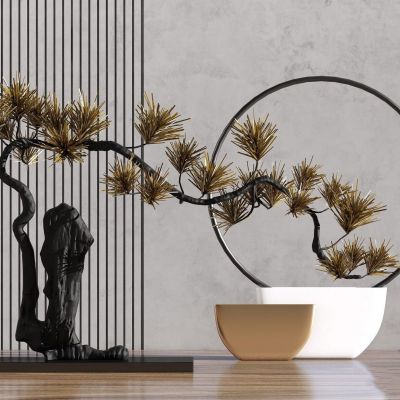 新中式盆景摆件