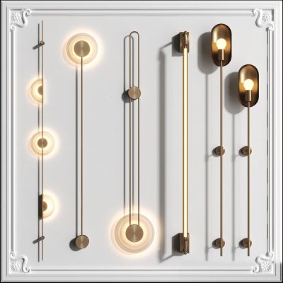 现代壁灯组合