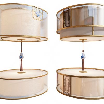 新中式金属吸顶灯