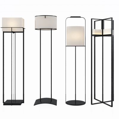 新中式落地灯组合