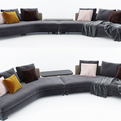 意大利米洛提现代多人沙发