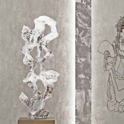 新中式太湖石雕塑摆件