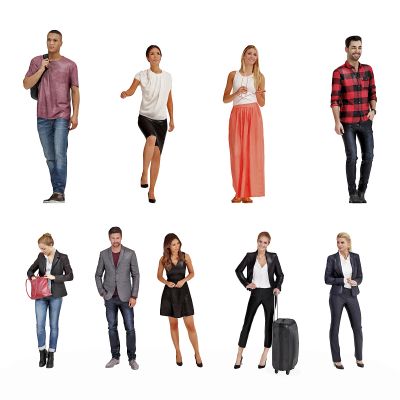 现代时尚商务人物