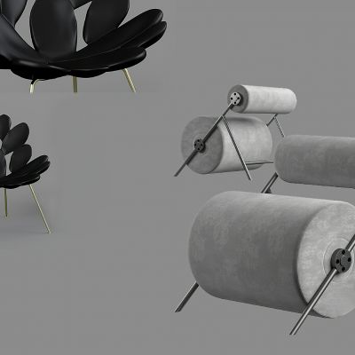 现代异形单人椅