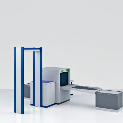 现代安检门安检机