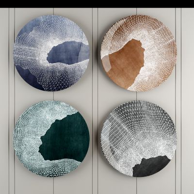 现代新中式墙饰组合装饰画挂画