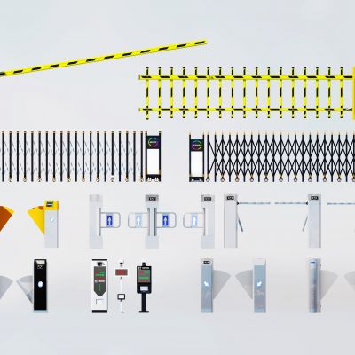 现代收费杆闸机电动门安检道闸