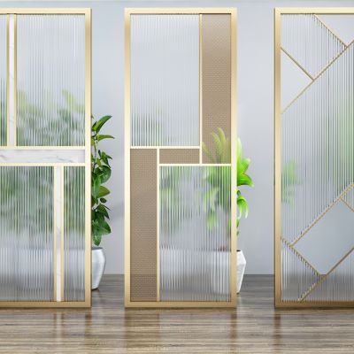 现代金属玻璃隔断