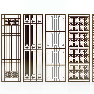 新中式屏风隔断花格