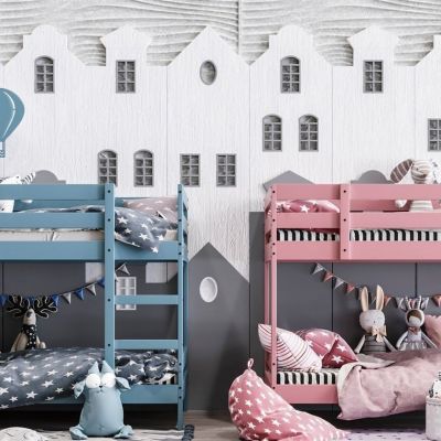 现代儿童床组合