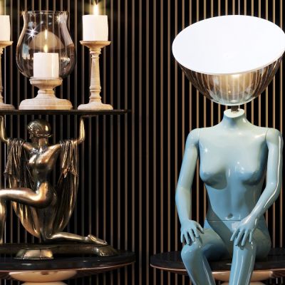 后现代创意雕塑台灯