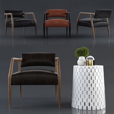 现代单人椅椅子